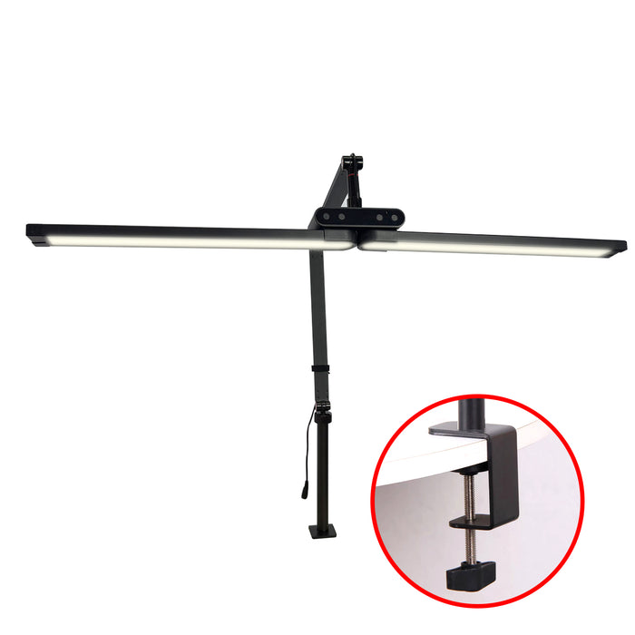 SoftGlow CST19K Clamp Lamp | LED Study Desk Light for Reading & Work
