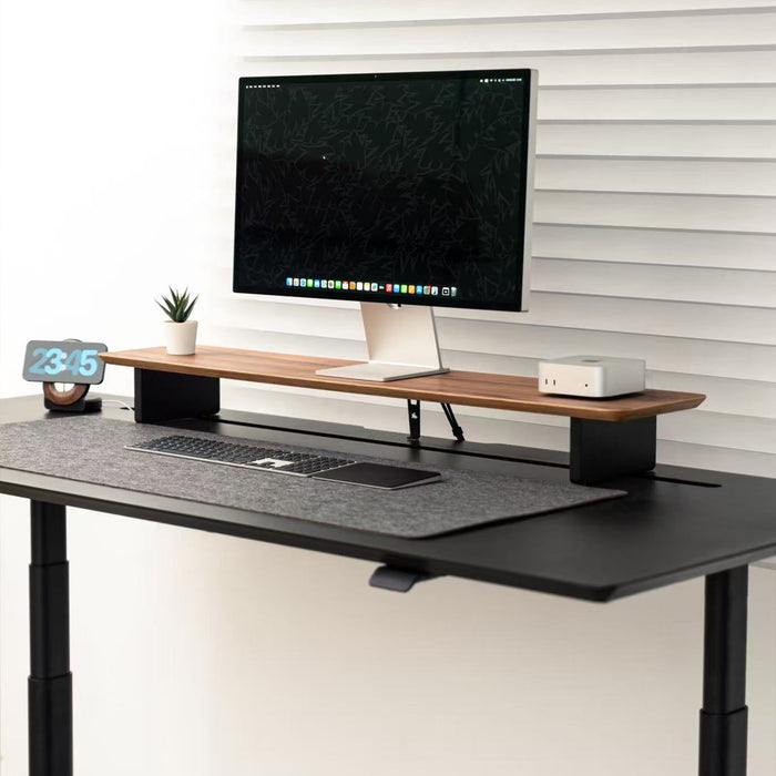 MagSafe‑Compatible iPhone Desk Mount | Wood Stand for Setup Cockpit