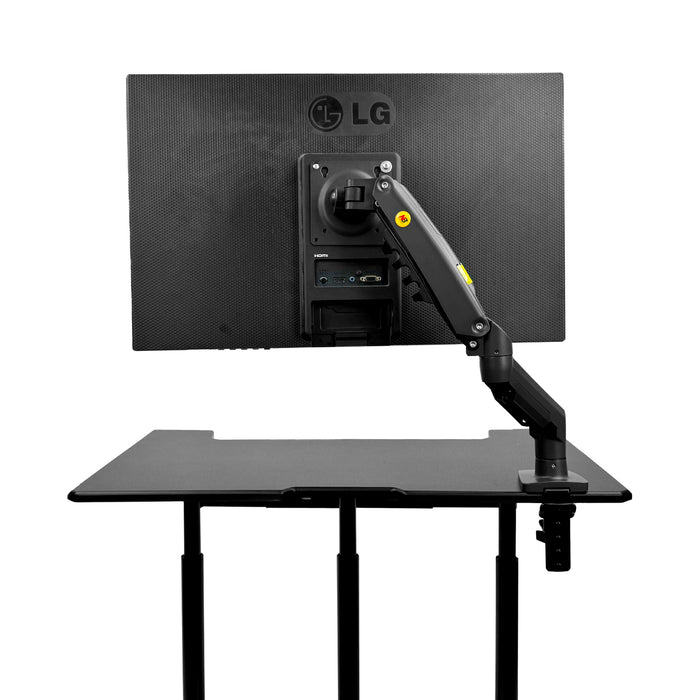 Mobile WHEELY Sit Stand Desk 899X564MM FDS301