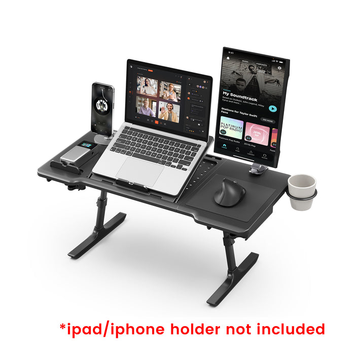 NEWTRAL Pro Laptop Table Adjustable Ergonomic with Detachable Legs Cup Holder
