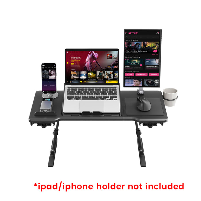 NEWTRAL Pro Laptop Table Adjustable Ergonomic with Detachable Legs Cup Holder