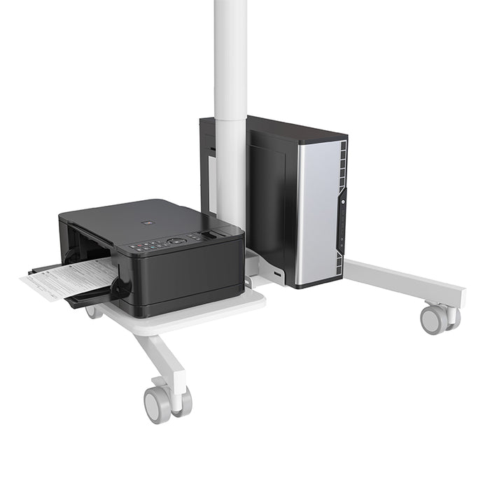 Mobile WHEELY Sit Stand Desk Folding 710mm FDS108