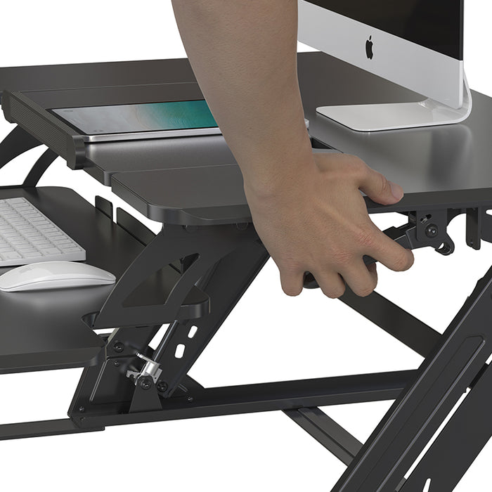 Sit Stand Desk Adjustable Riser Ergonomic Work Station 890x522mm GSD06B
