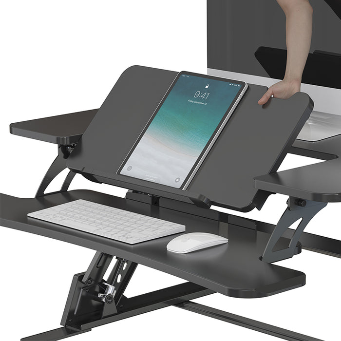 Sit Stand Desk Adjustable Riser Ergonomic Work Station 890x522mm GSD06B