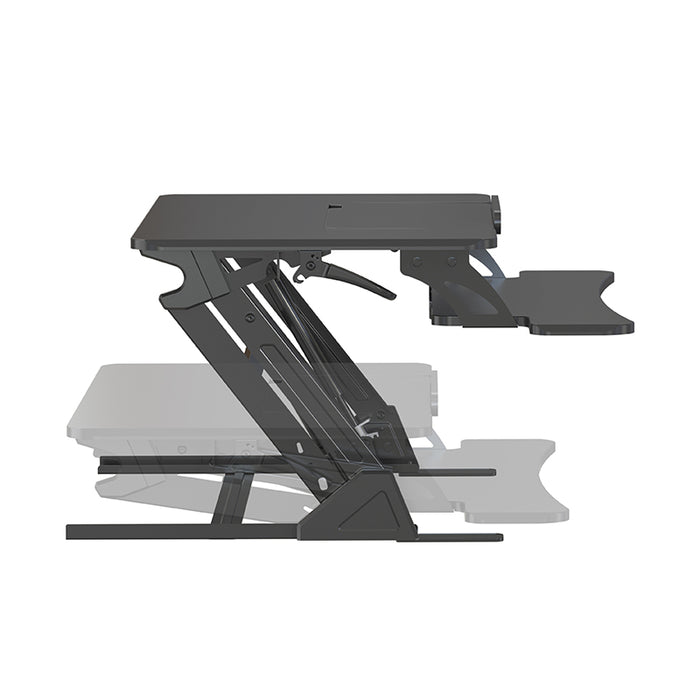 Sit Stand Desk Adjustable Riser Ergonomic Work Station 890x522mm GSD06B