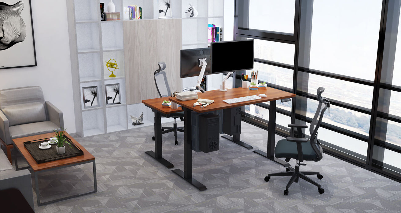 Frame only  Dual Motor Electric Sit/Stand Desk Flexi-Desk HA-223