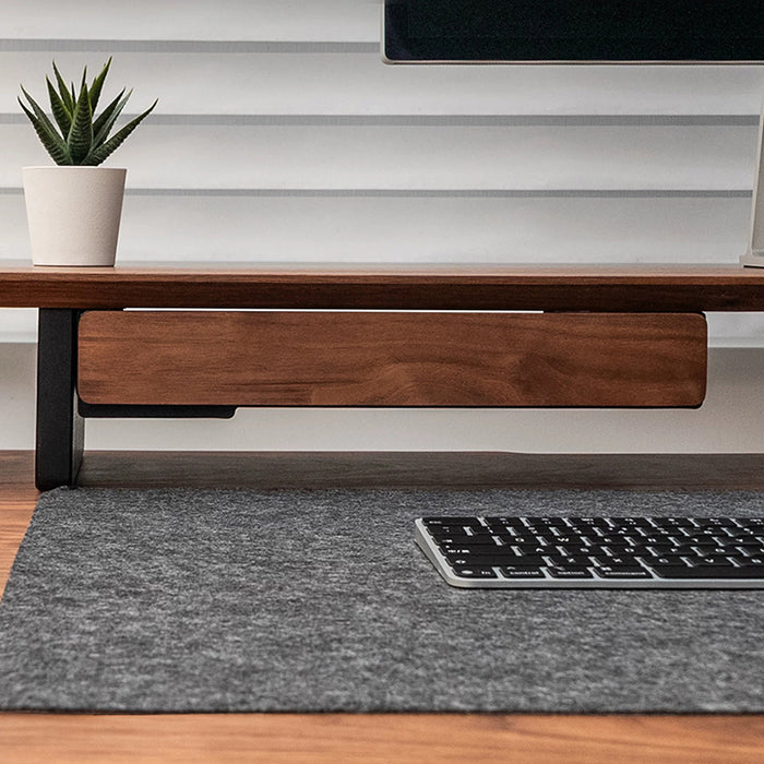 Soft Close Drawer Storage for Monitor Stand Wood & Steel Construction-Gku Plymodel Cockpit