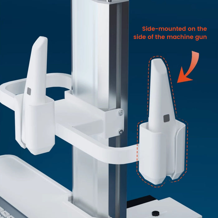 Clinic Mobile Computer Cpu Monitor Cart 1150mm