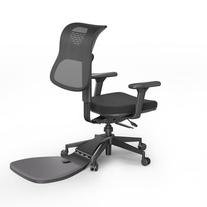 Standing-Mate Office Chair Multi-Position Mesh with Retractable Standing Mat Ergonomic