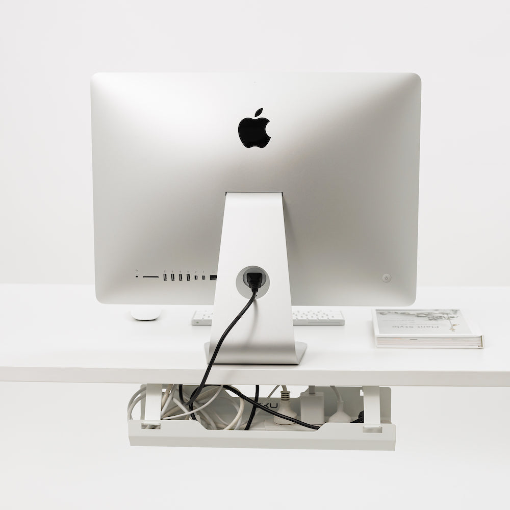 GKU Under Desk Cable Management Cable Tray | gku.