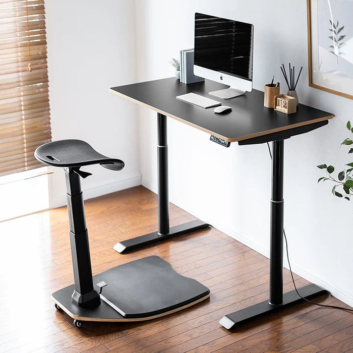Ergonomic Standing Stool with Anti-Fatigue Mat & Wheels