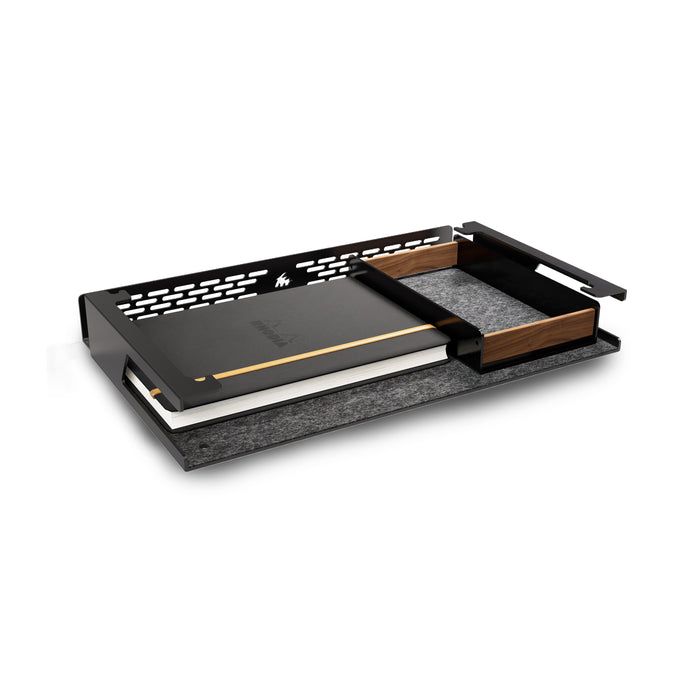 Small Compartment for Setup Cockpit | Modular Under‑Shelf Storage Tray Layer 33.5cm