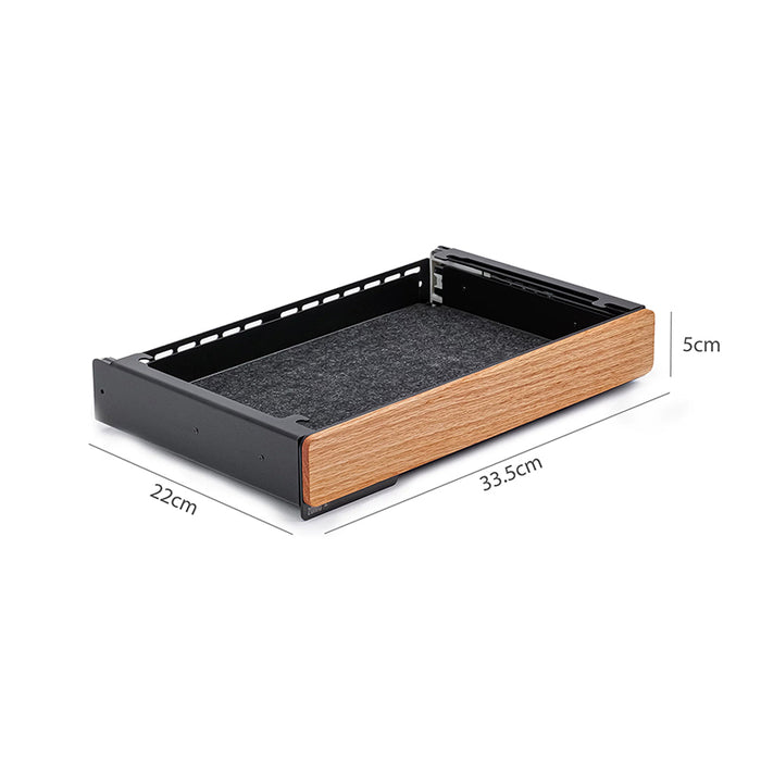 Soft Close Drawer Storage for Monitor Stand Wood & Steel Construction-Gku Plymodel Cockpit