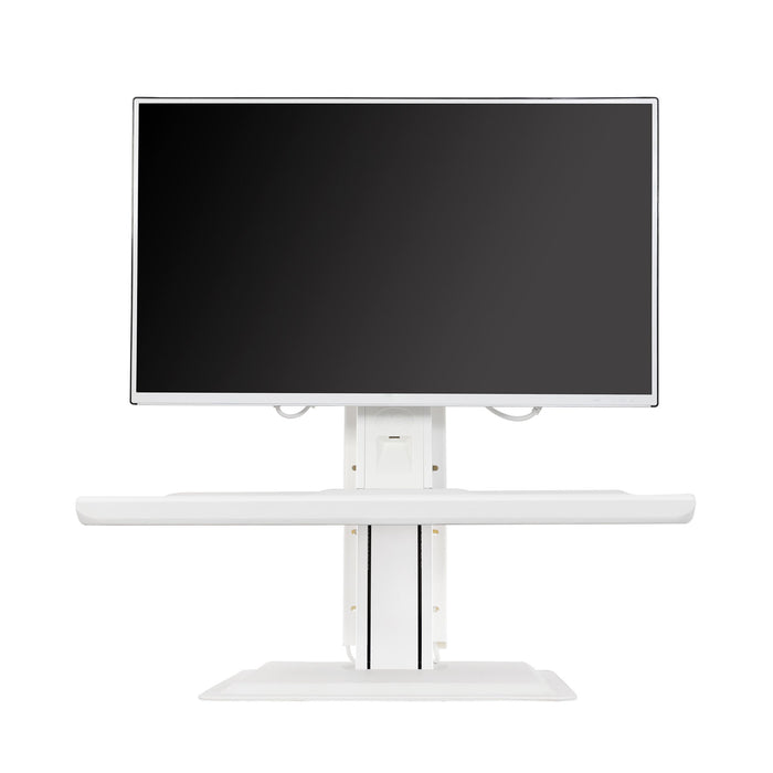 st15w Free Standing Screen Sit Stand 22"-32" up to 11kg - white