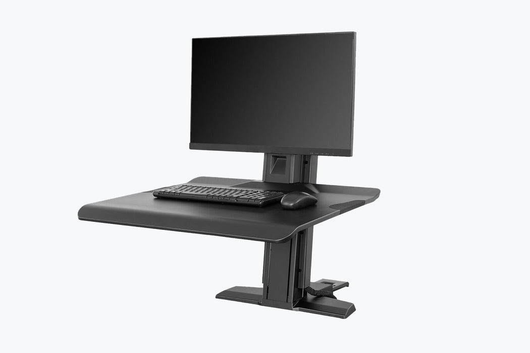 St25b Work station Standing Monitor Mount Sit Stand 22"-32"" up to 11kg - black
