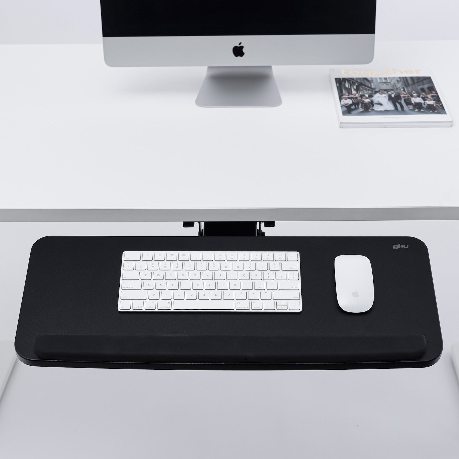 gku™ Adjustable Keyboard and Mouse Tray | gku.